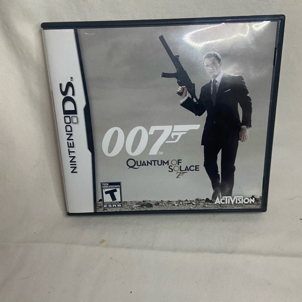 ☾.݁ᛪ༙ 3/$20 🕹️🎮 007 Quantum of Solace Nintendo DS - TESTED + COMPLETE IN BOX